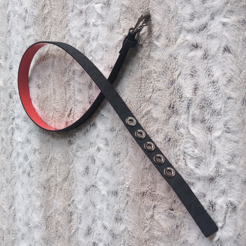 MICHAEL Michael Kors Classic Black Logo Belt